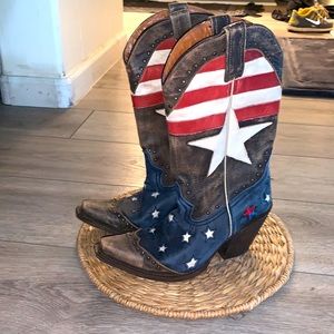 Boot Barn American Flag Western Boot